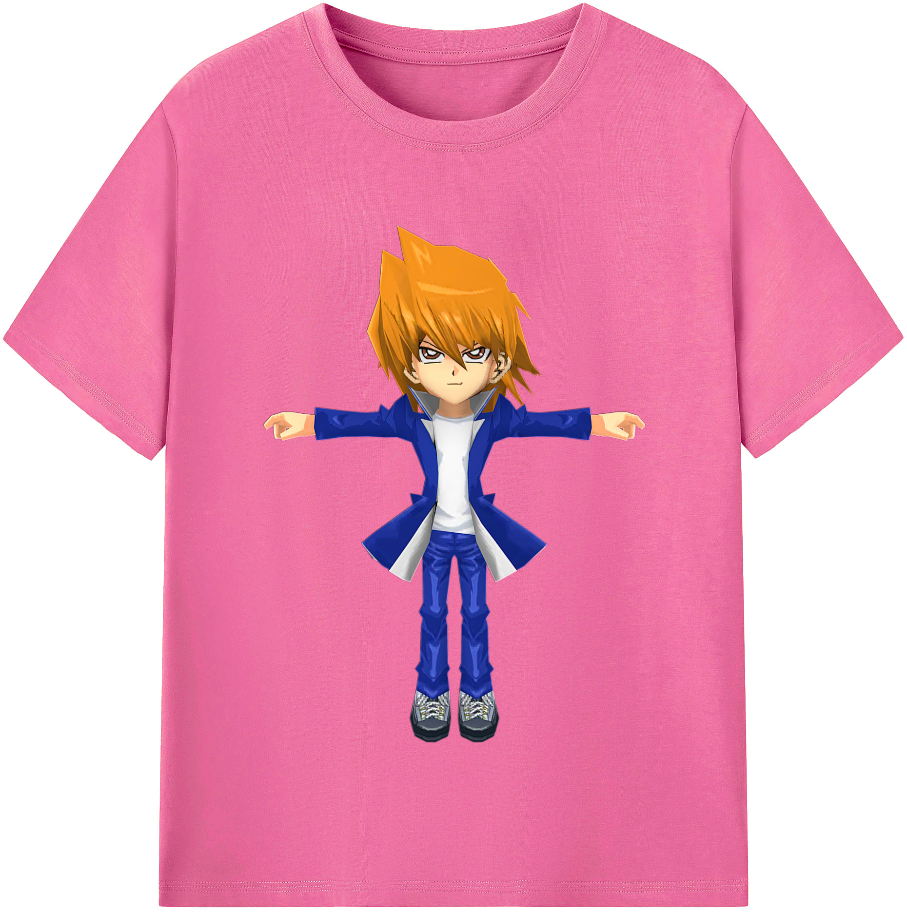 （画像用） 遊☆戯☆王 Yu-Gi-Oh! レディースカジュアルプリントTシャツ（綿100％）